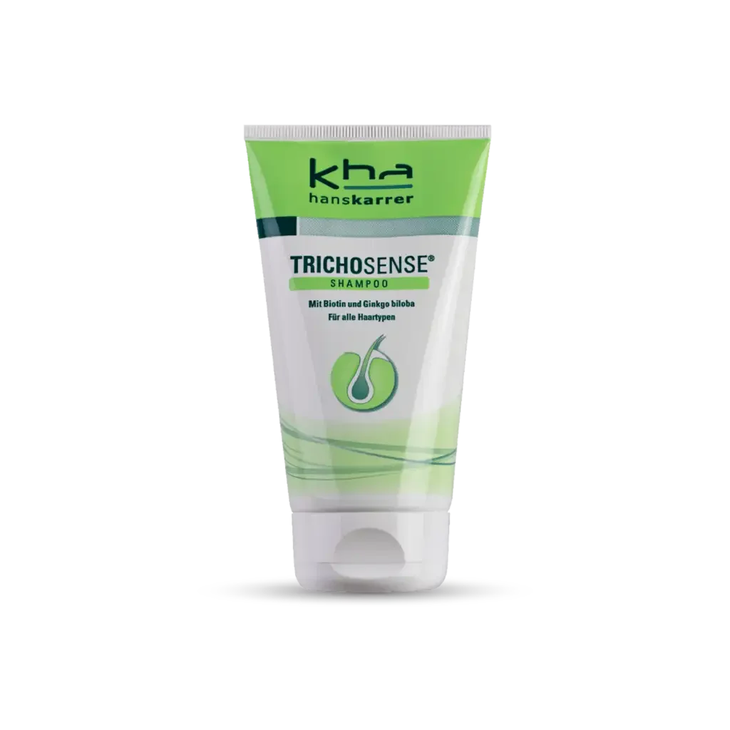 Abbildung des Haarpflege Produkts "TRICHOSENSE Shampoo" von Hans Karrer